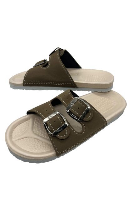 Pánske béžové papuče