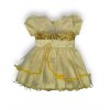 Dievčenské žlté šaty