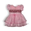 Dievčenské ružové šaty 01