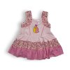 Dievčenské ružové šaty 04