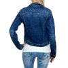 Dámska modrá jarná džínsová bunda 01
