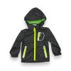 Chlapčenská čierna šuštiaková bunda
