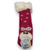 37004 2 divci zateplene ponozky christmas