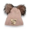 Dievčenská zimná čiapka Mouse