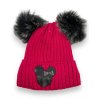 Dievčenská zimná čiapka Mouse