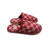 Dámske červené domáce papuče 05