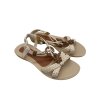 Dámske béžové sandály 04