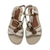 Dámske béžové sandály 04