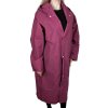 Dámska vínová pršiplášť