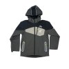 Chlapčenská čierna softshellová bunda