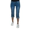Dámske modré 3/4 džínsy JULY