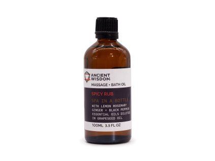 Masážní olej Spicy Rub - 100ml