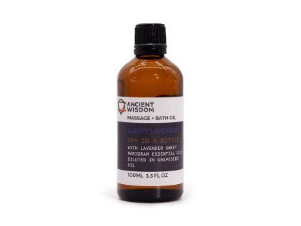 Masážní olej s levandulí pro ospalost - 100ml