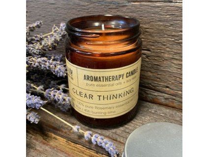 Aromaterapeutická sójová svíčka 200g - Clear Thinking