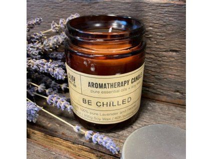 Aromaterapeutická sójová svíčka 200g - Be Chilled