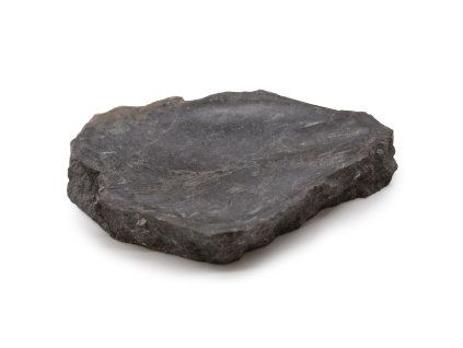 Přírodní šedá mramorová miska na mýdlo