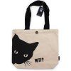 Nomad Sari Iconic Classic Tote Bag - Černá kočka - Přírodní 10oz