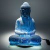 Lampa - Buddha, nebesky modrá