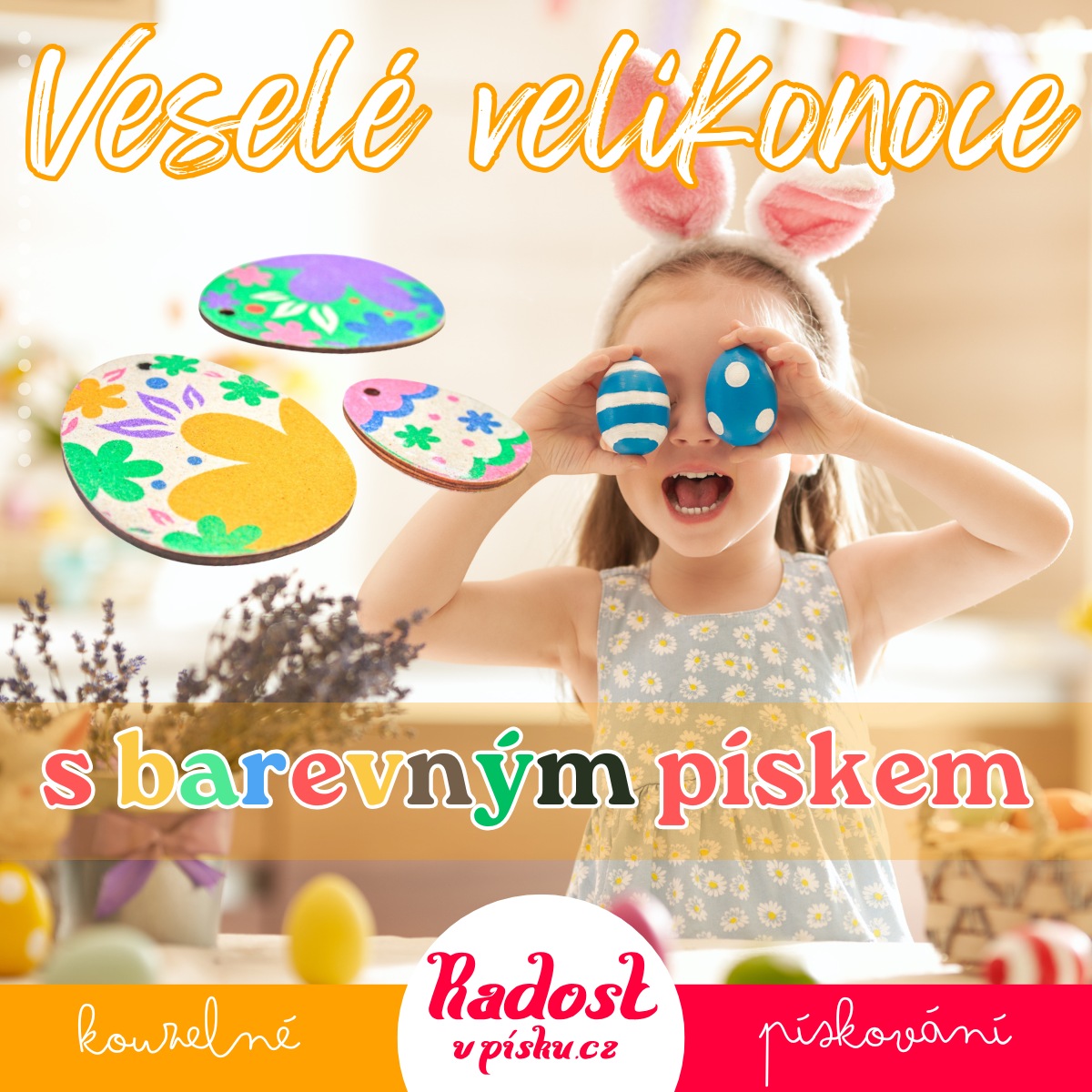 Velikonoční přání a dekorace – výroba s dětmi: nápady a inspirace