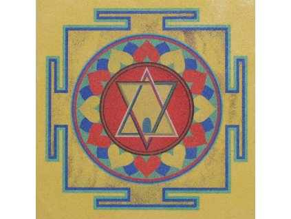Šablona na pískování mandala 35 - tripu sundar (Varianta 490 x 490 mm)