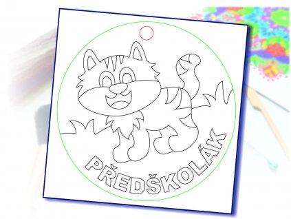 medaile kocicka predskolak