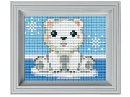 2149 obrazek s rameckem 21 barev ledni medved