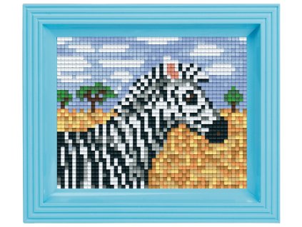 2125 obrazek s rameckem 21 barev zebra