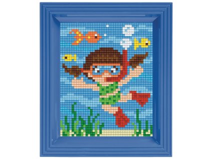 2203 obrazek s rameckem 22 barev pod vodou