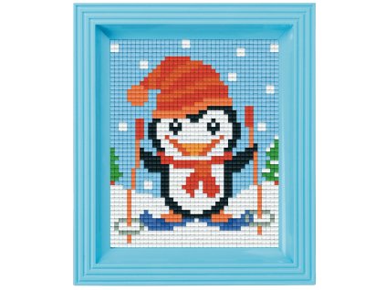 2233 obrazek s rameckem 22 barev tucnak na lyzich