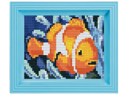 1669 obrazek s rameckem 23 barev klaun