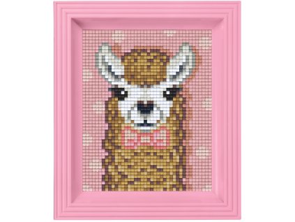 2362 obrazek s rameckem 23 barev lama divka