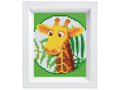 2077 obrazek s rameckem 23 barev zirafa