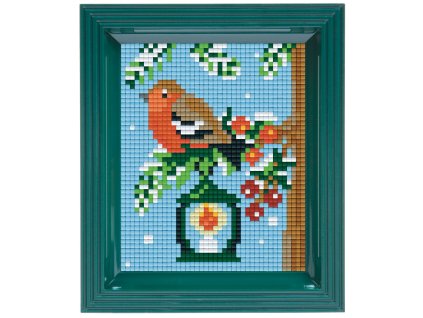 2218 obrazek s rameckem 24 barev cervenka