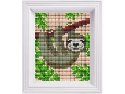 2341 obrazek s rameckem 24 barev lenochod v dzungli