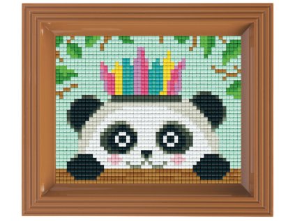 2152 obrazek s rameckem 25 barev panda indian