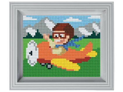 1846 obrazek s rameckem 26 barev letec