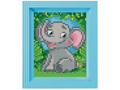 2119 obrazek s rameckem 26 barev maly slon