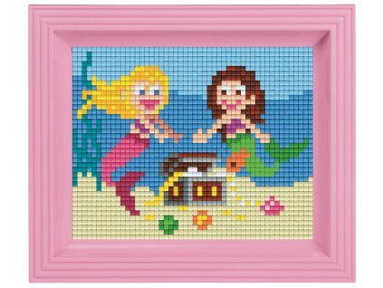 2182 obrazek s rameckem 29 barev morske panny