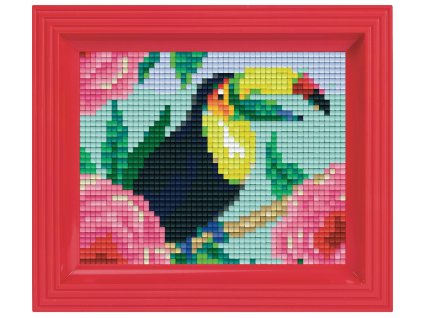 2278 obrazek s rameckem 30 barev tukan