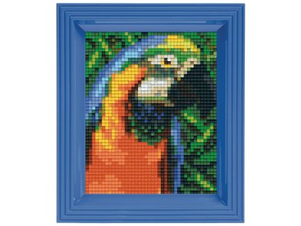 2035 obrazek s rameckem 39 barev papousek