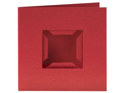 553 papirovy ramecek set 4ks jednostranny cervena
