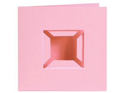 544 papirovy ramecek set 4ks jednostranny ruzova