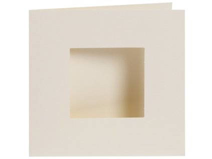 565 papirovy ramecek set 4ks oboustranny kremova