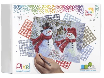 90107 Snowman and woman 9BP EN