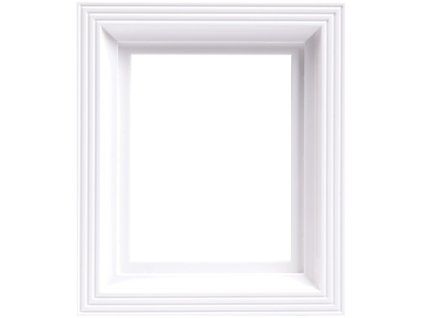 20051 kunststof lijst wit