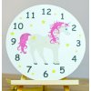 hodiny jednorozec samolepici sablona piskovani