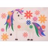 Šablona na pískování jednorožec v kytičkách (Varianta A5 (148 x 210 mm))