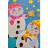 Šablona na pískování Sněhuláčci