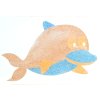 delfin samolepici sablona piskovani