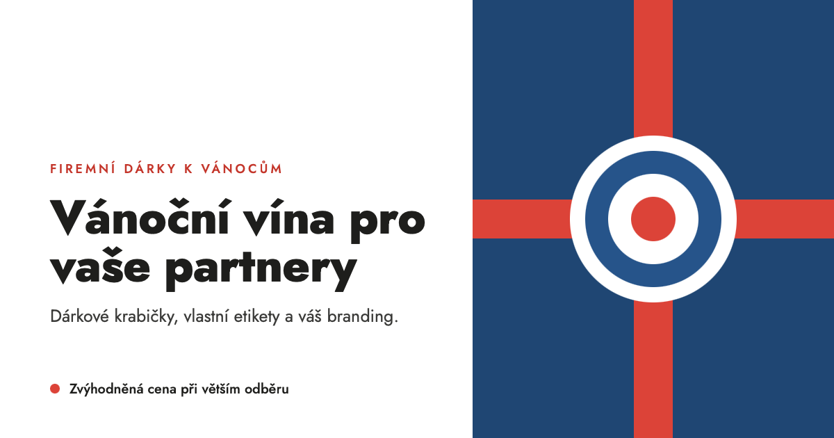 Vánoční vína pro vaše partnery – s vaším logem